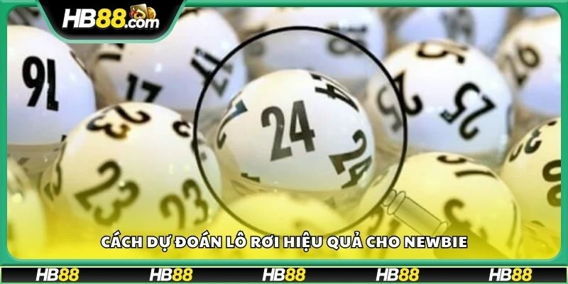 Cách dự đoán lô rơi hiệu quả cho newbie